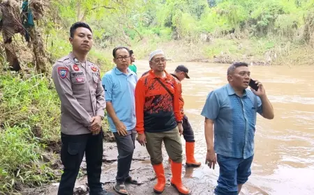 Dua Bocah Perempuan Hanyut di Sungai Pancar Glagas Probolinggo, Satu Ditemukan Meninggal