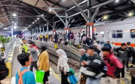 Sepertiga Tiket Mudik Lebaran 2026 dari Daop 8 Surabaya Sudah Terjual, Lebih dari 179 Ribu Kursi Ludes