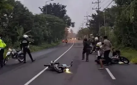 Polisi Amankan 19 Motor dalam Razia Balap Liar di Mojokerto