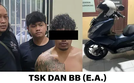 Kurang dari 24 Jam, Polres Nganjuk Ringkus Pelaku Curanmor di Gondang