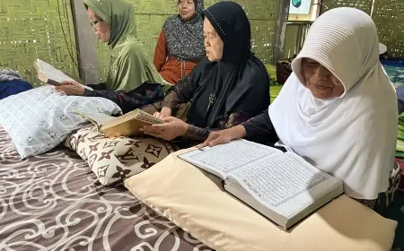 Pondok Ramadan Janda Lansia di Talun Blitar Jadi Ikhtiar Mencari Ilmu dan Raih Husnul Khotimah