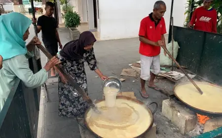 Tradisi Bubur Suro di Tuban Kembali Digelar, Warga Antre Sejak Sore