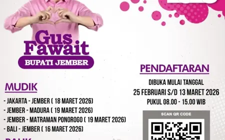 Berbeda, Jangkauan Mudik Gratis 2026 Pemkab Jember Diperluas
