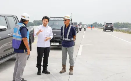 Wagub Emil Tinjau Tol Gending–Besuki, Target Dibuka Fungsional H-10 Lebaran 2026