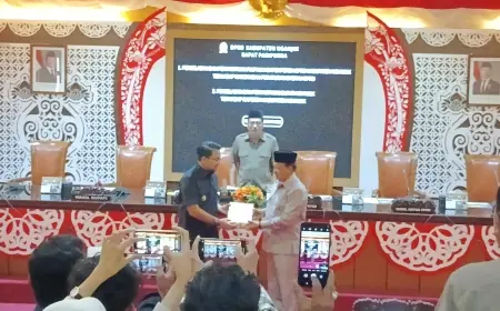 DPRD Nganjuk Gelar Paripurna Penjelasan 8 Raperda, Fokus pada PAD dan Pengelolaan Aset
