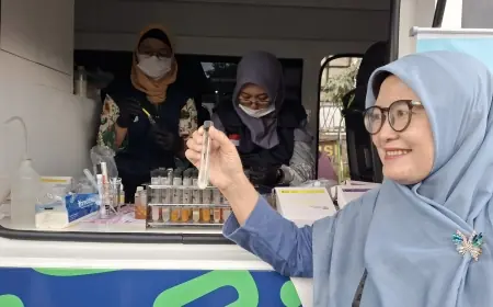 Dinkes Tulungagung dan BPOM Sidak Takjil di GOR Lembu Peteng, Mamin Aman dari Bahan Berbahaya