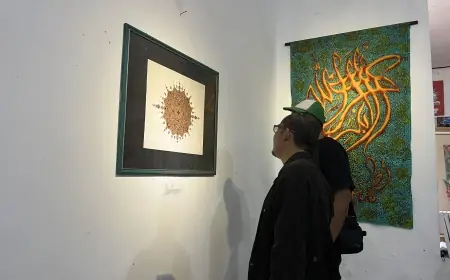 Pameran Kaligrafi Perdana di Art Center Kota Blitar Semarakkan Momentum Ramadan