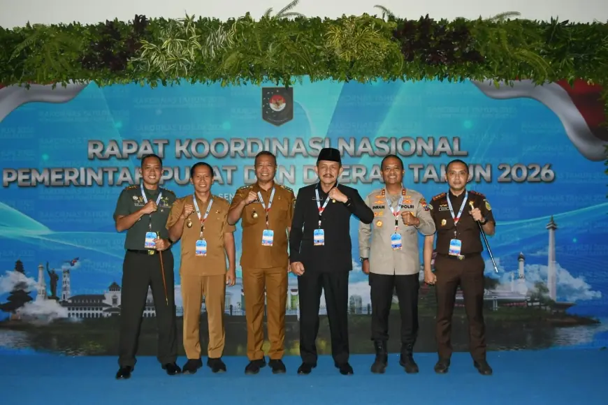 Bupati dan Wakil Bupati Tulungagung Ikuti Rakornas Pusat dan Daerah 2026 di Sentul