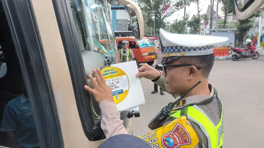 Ramp Check Polres Batu Temukan Angkutan Umum Belum Penuhi Standar Keselamatan
