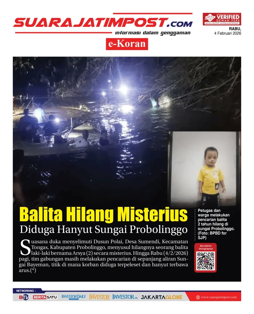 e-Koran, Edisi Rabu, 4 Februari 2026