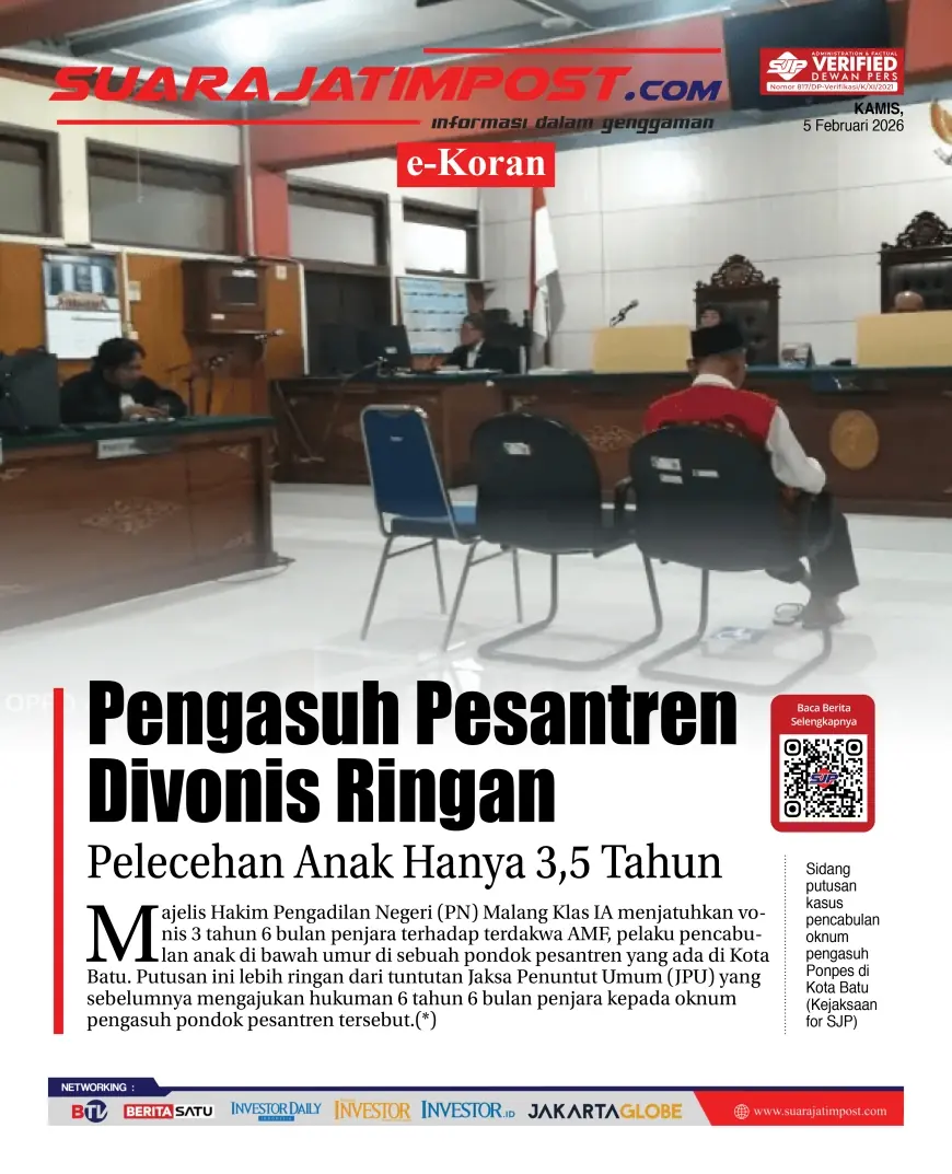 e-Koran, Edisi Kamis, 5 Februari 2026