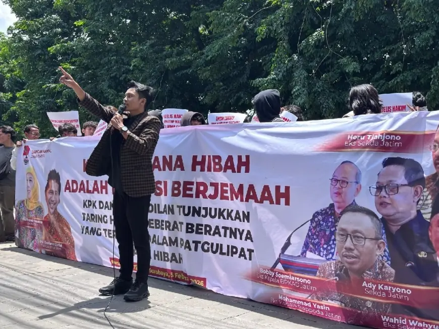 Jaka Jatim Desak KPK Jemput Paksa Khofifah Jika Kembali Mangkir Sidang Dana Hibah