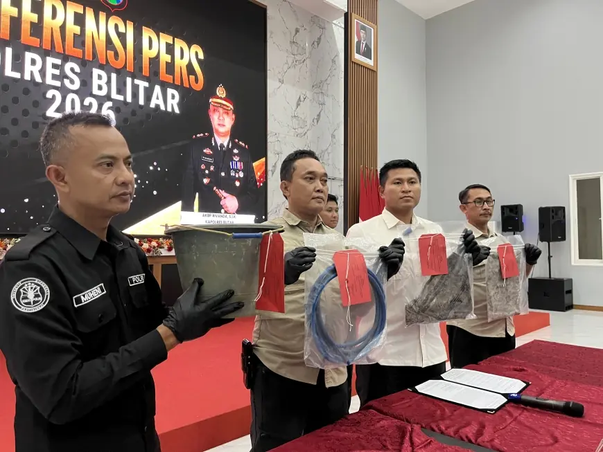 KDRT Maut di Selorejo Blitar, Pelaku Terancam 15 Tahun Penjara