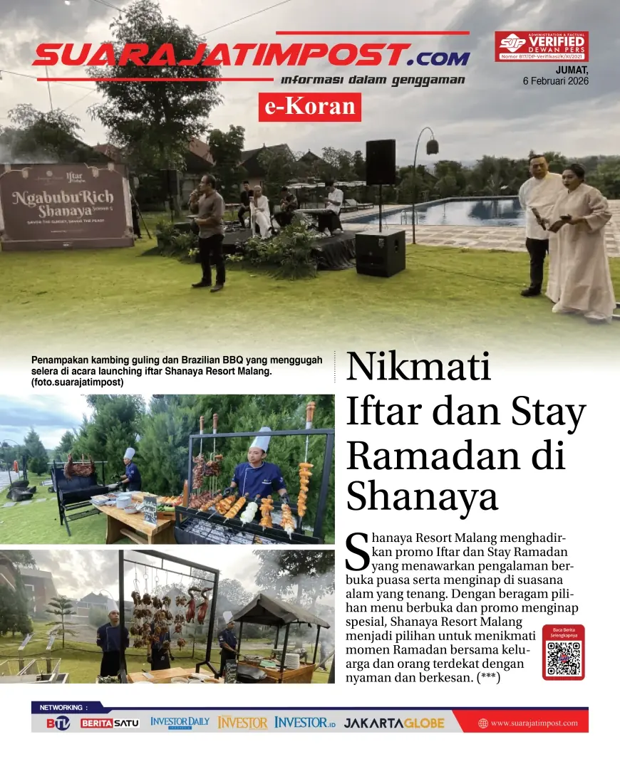 e-Koran, Edisi Jumat, 6 Februari 2026