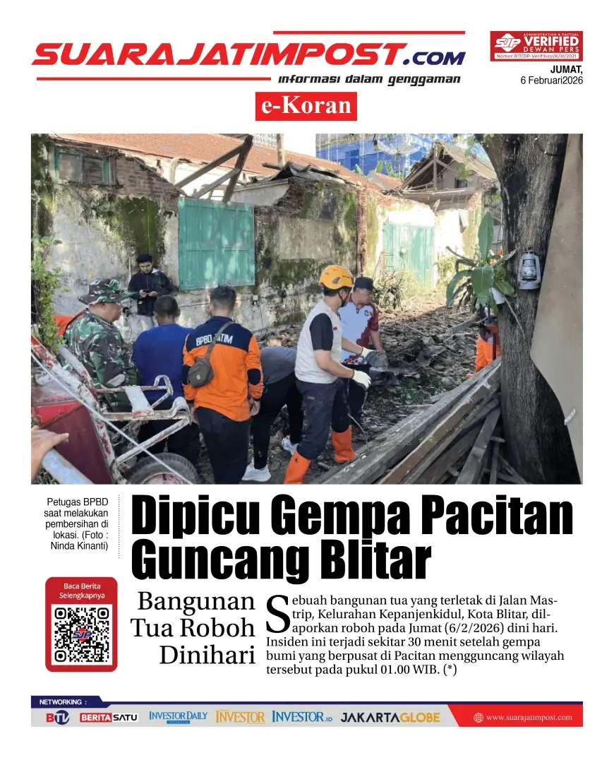 e-Koran, Edisi Jumat, 6 Februari 2026