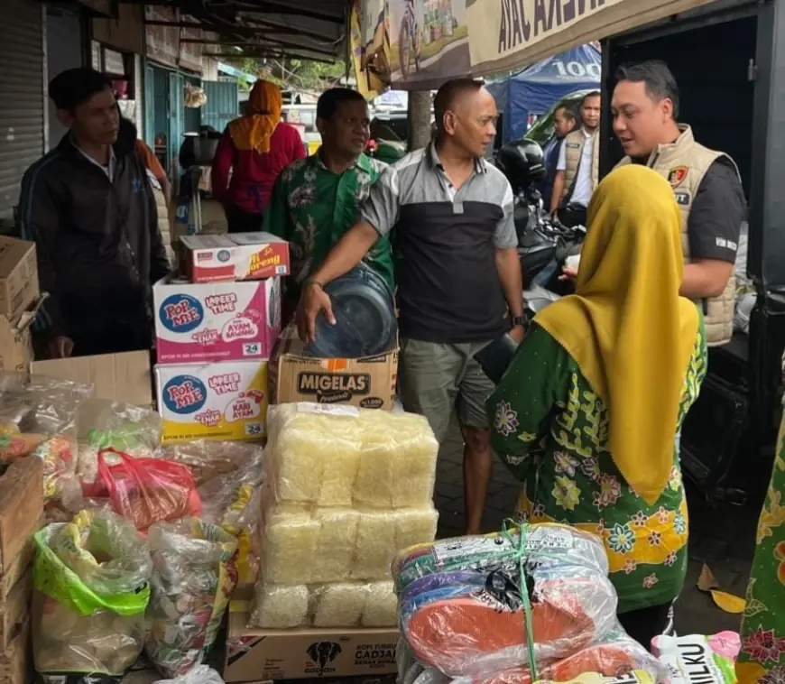 Cegah Lonjakan Harga Bapokting Jelang Imlek dan Ramadan, Satgas Saber Turun ke Pasar Bangil