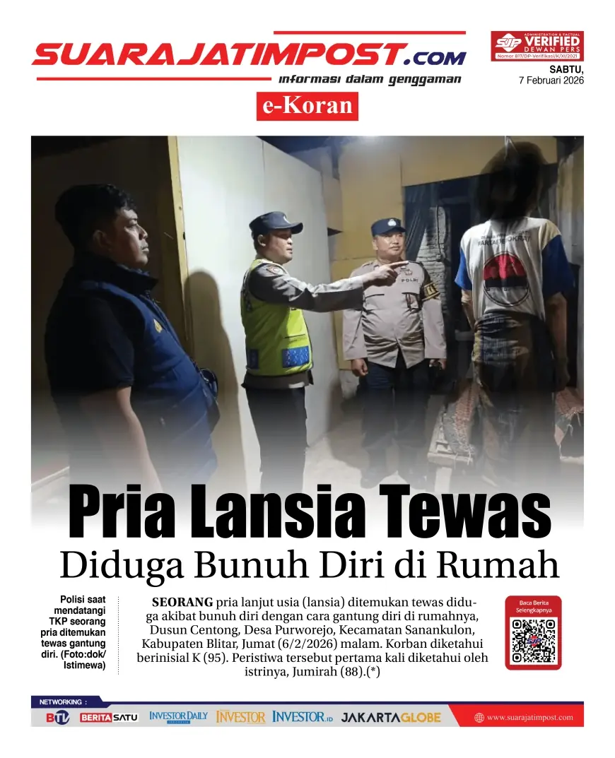 e-Koran, Edisi Sabtu, 7 Februari 2026