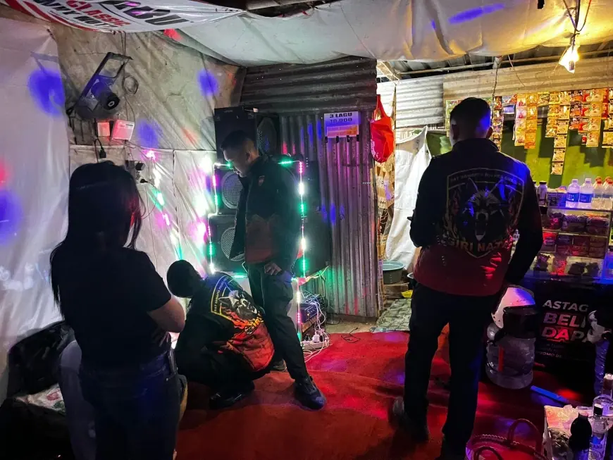 Resahkan Warga Jadi Tempat Mabuk, Sejumlah Warung Karaoke di Gresik Digerebek Polisi