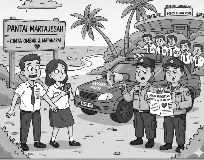 Balada Cinta di Pantai Martajesah, Saat Janji Setia Kalah Sama Razia