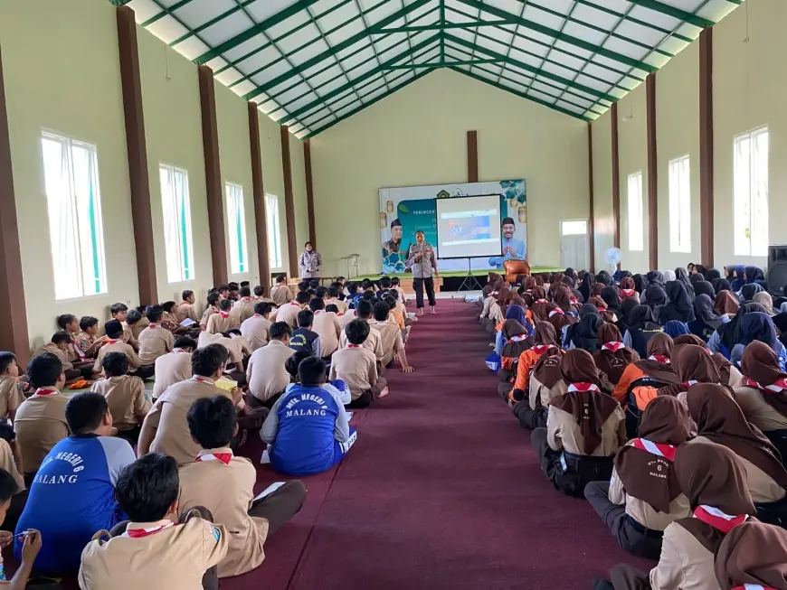 Tanamkan Tertib Lalin, Satlantas Polres Malang Masuk Sekolah