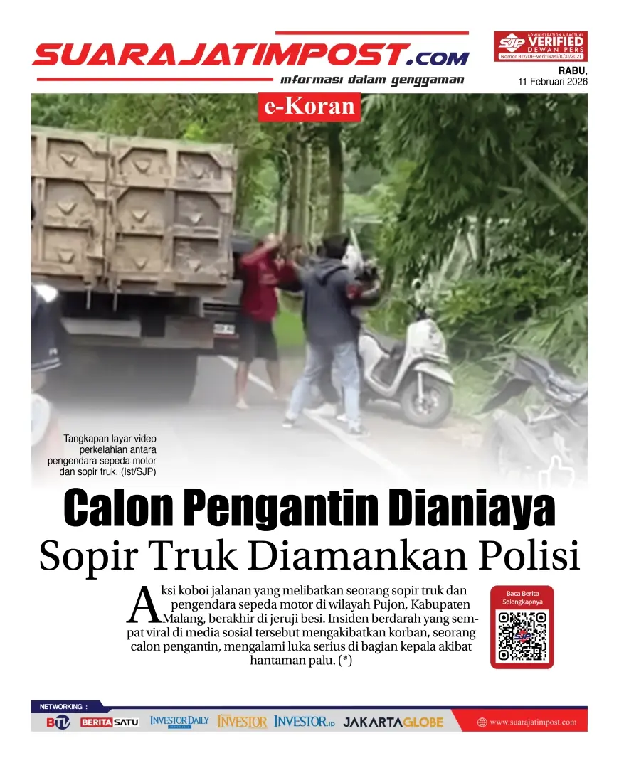 e-Koran, Edisi Rabu, 11 Februari 2026