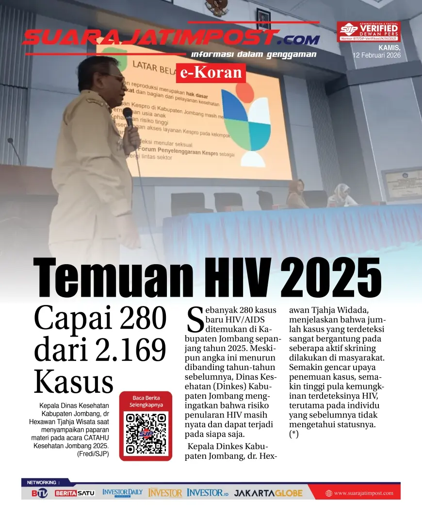 e-Koran, Edisi Kamis, 12 Februari 2026