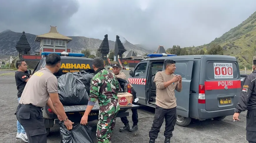 Aksi Nyata di Puncak Bromo: Kolaborasi Lintas Sektor Bersihkan 1 Ton Sampah Jelang Ramadan