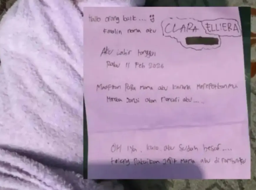 Geger Penemuan Bayi di Kaliwates Jember, Ada Surat Wasiat dari Orang