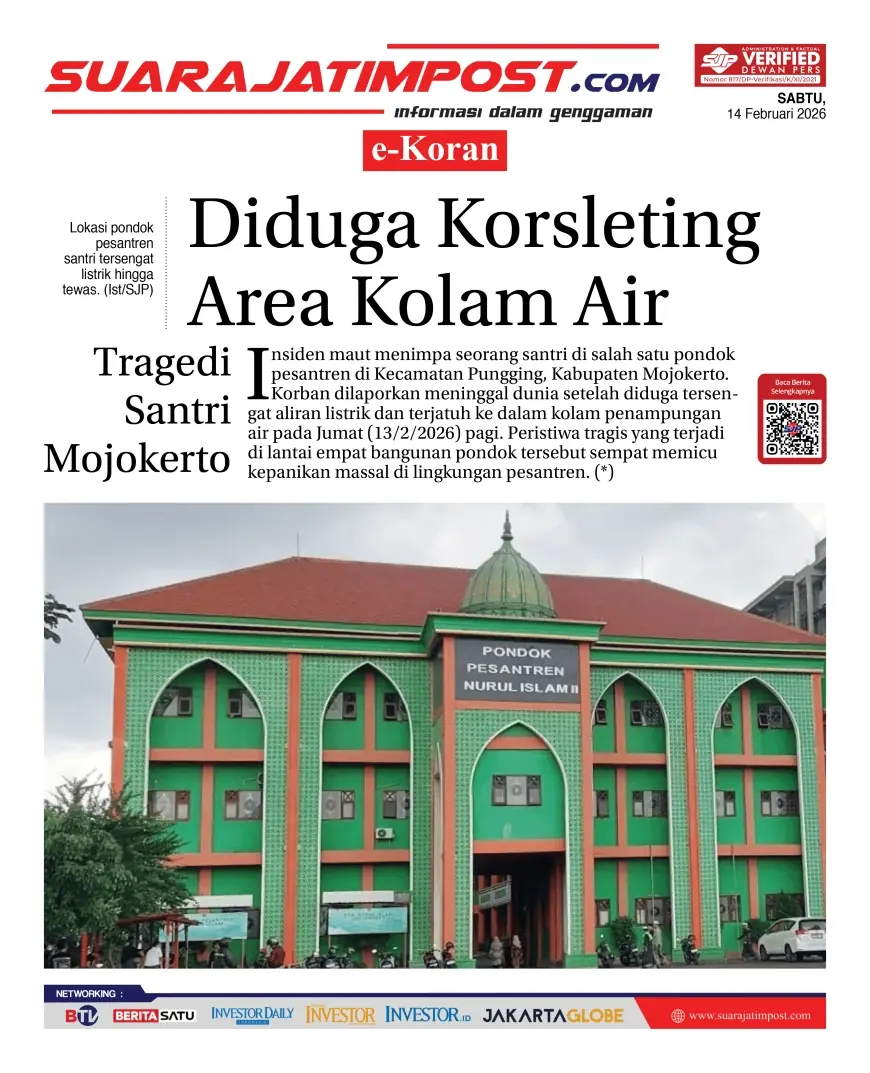 e-Koran, Edisi Sabtu, 14 Februari 2026