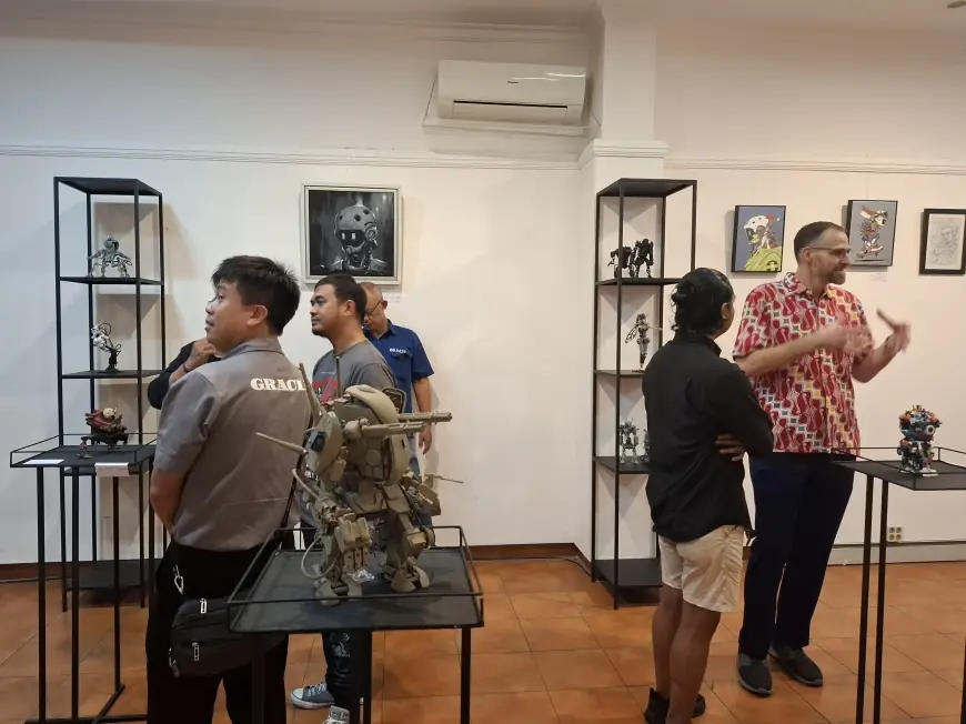ESCape: Robot dari Rongsokan, Pameran Seni Upcycle di Wisma Jerman