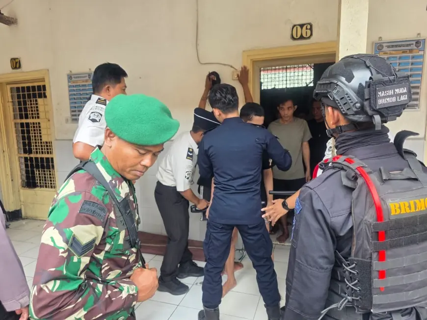 Razia Lapas Kelas 2A Bojonegoro Libatkan TNI-Polri, Tak Temukan Narkoba