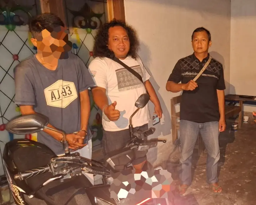 Polres Nganjuk Ungkap Kasus Curanmor Lintas Wilayah, Penadah Asal Lampung Digulung