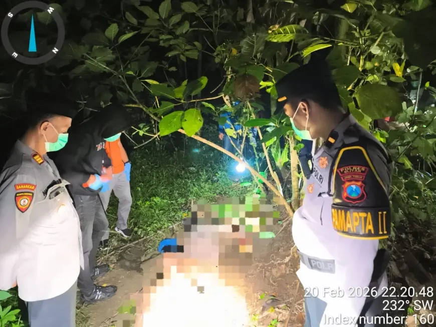 Lansia di Blitar Ditemukan Tewas di Ladang