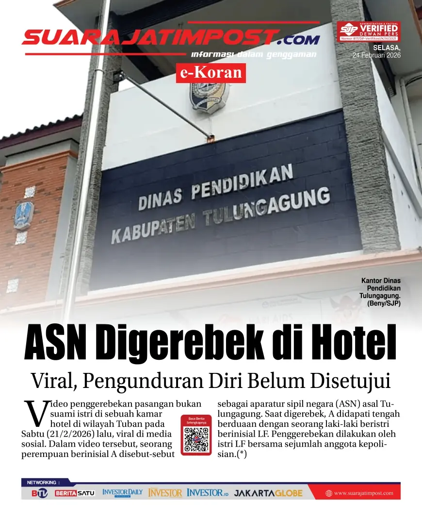 e-Koran, Edisi Selasa, 24 Februari 2026
