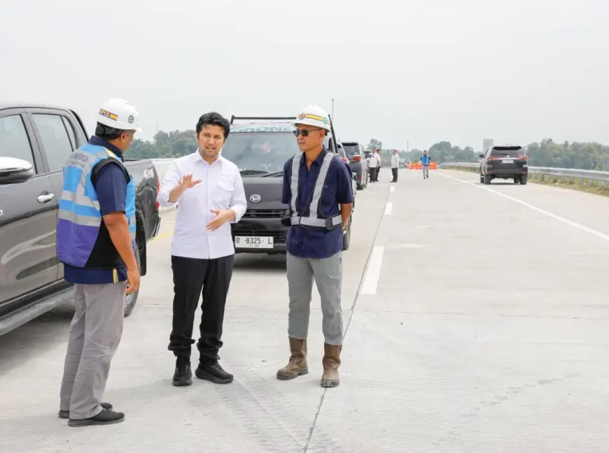Wagub Emil Tinjau Tol Gending–Besuki, Target Dibuka Fungsional H-10 Lebaran 2026