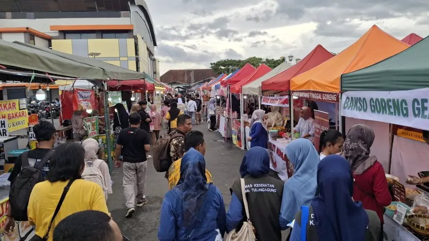 Ribuan Warga Padati GOR Lembu Peteng, Savana Takjil 2026 Jadi Magnet Baru Ramadan di Tulungagung