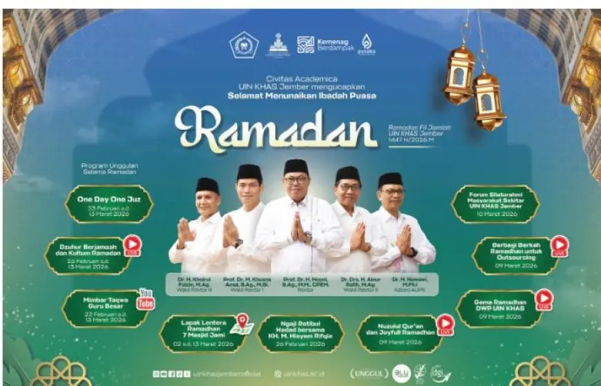 Selama Ramadan, Intip Rangkaian Kegiatan UIN KHAS Jember
