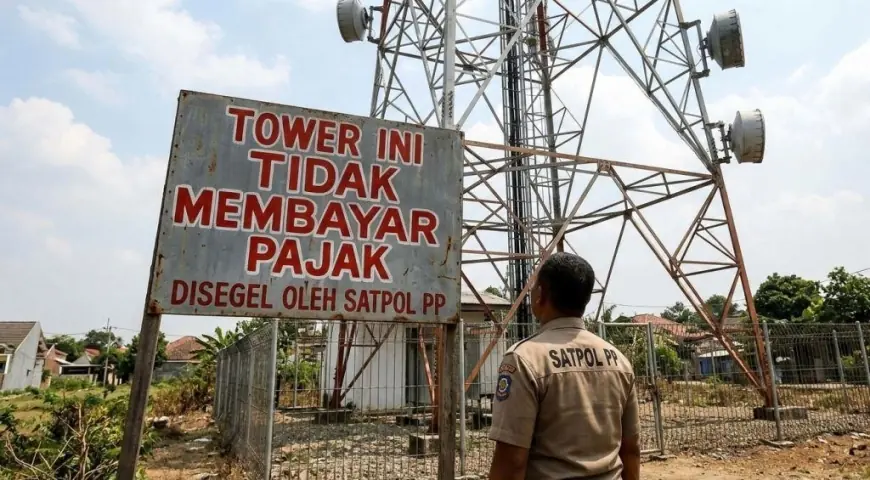 Mandek, 144 Tower di Bondowoso Belum Bayar Pajak, Bapenda Ambil Langkah Tegas