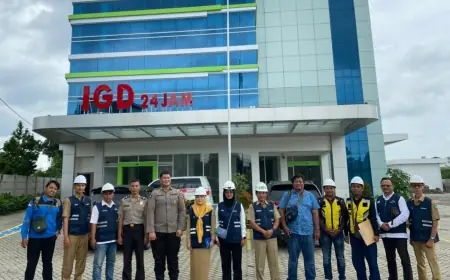 Dinas PUPR Jombang Lakukan Pendampingan Survei SLF di RS Bhayangkara untuk Jamin Keamanan Bangunan