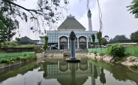 Jejak Wali di Tengah Kota: Pesona Telaga Masjid Agung Gresik
