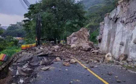 Tertutup Longsoran Batu Besar, Jalur Trenggalek-Ponorogo Tutup Total