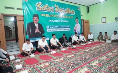 Polres Nganjuk Kuatkan Peran Bhabinkamtibmas Melalui Program Safari Ramadan