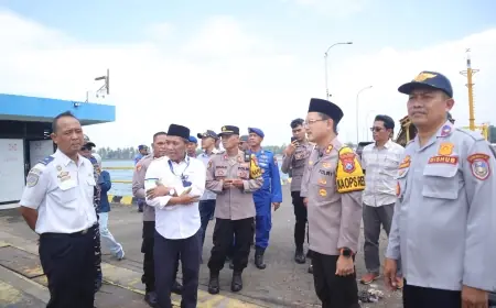 Antisipasi Kedatangan 10 Ribu Pemudik,  Polres Tambah Pospam Di Pelabuhan Jangkar