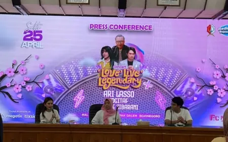 Ari Lasso hingga Idgitaf Siap Meriahkan Konser Love Live Legendary di Bojonegoro