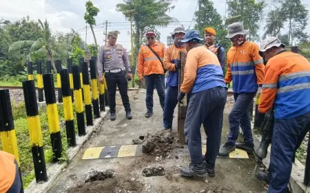 Polres Blitar Kota Tutup Seluruh Perlintasan Tanpa Palang Pintu