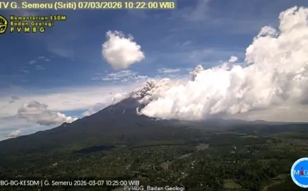 Semeru Erupsi: Awan Panas Meluncur, Zona Merah Diperluas hingga 13 Kilometer