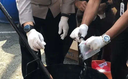 Residivis Kembali Berulah, Peredaran Sabu Ratusan Juta Rupiah Dibongkar di Mojokerto