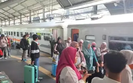 Tiket Kereta Api Lebaran 2026 di Daop 8 Surabaya Terjual 309.000 Unit