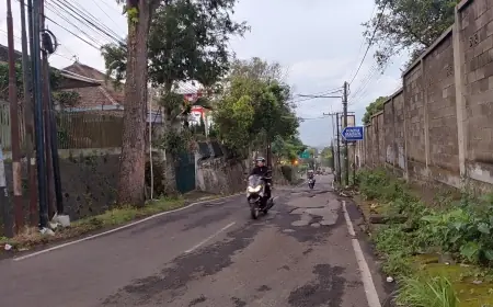 DPRD Kota Batu Desak Jalan Rusak di Jalur Wisata Abdul Gani Atas Segera DIperbaiki