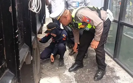 Razia Gabungan di Terminal Gayatri Tulungagung, 200 Kendaraan Diperiksa